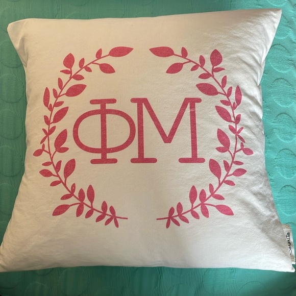 Phi Mu decorative pillow - Picture 1 of 7